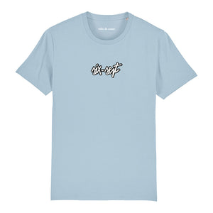 T-shirt six-sept sky blue en coton bio