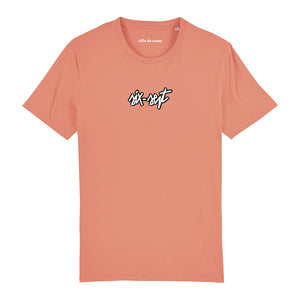 T-shirt six-sept sunset orange en coton bio