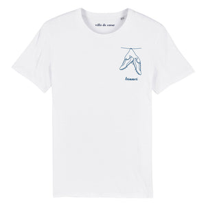 T-shirt blanc racing club de Strasbourg